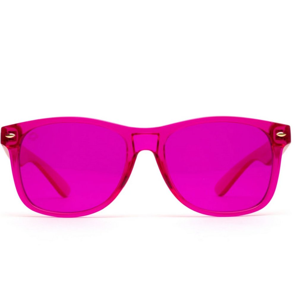 Rainbow OPTX Magenta Translucent Sunglasses